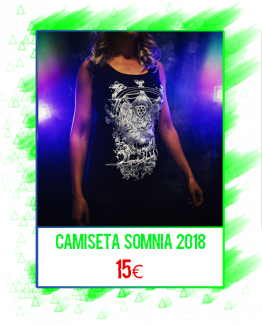 Camiseta Somnia 2018 (modelo chica)